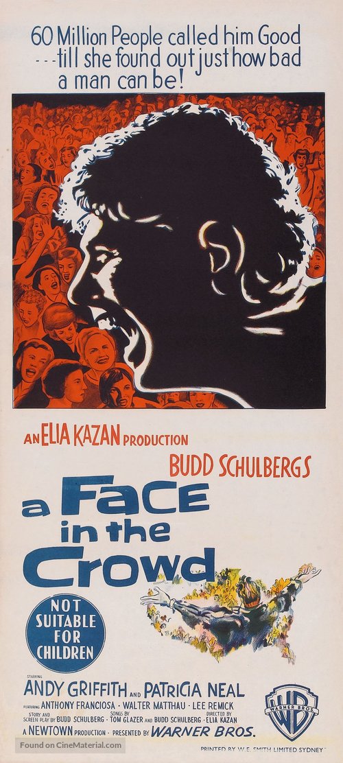 A Face in the Crowd - Australian Movie Poster