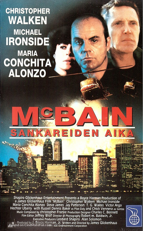 McBain - Finnish VHS movie cover
