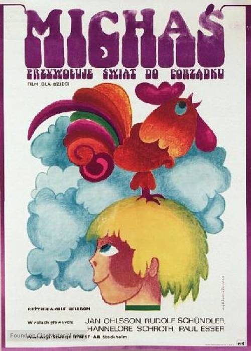 Emil och griseknoen - Polish Movie Poster