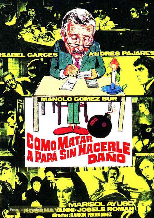 Como matar a pap&aacute;... sin hacerle da&ntilde;o - Spanish Movie Poster