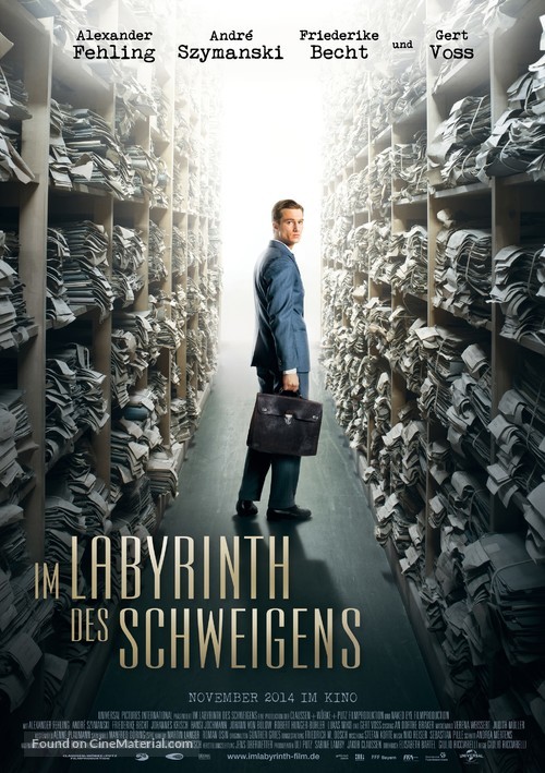 Im Labyrinth des Schweigens - German Movie Poster