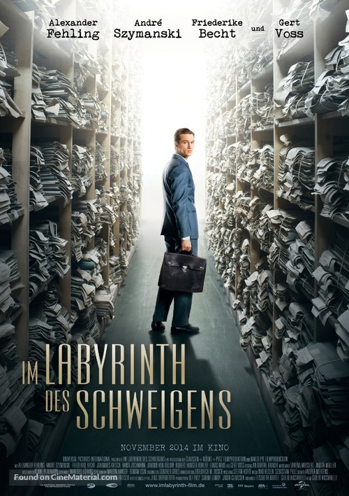 Im Labyrinth des Schweigens - German Movie Poster