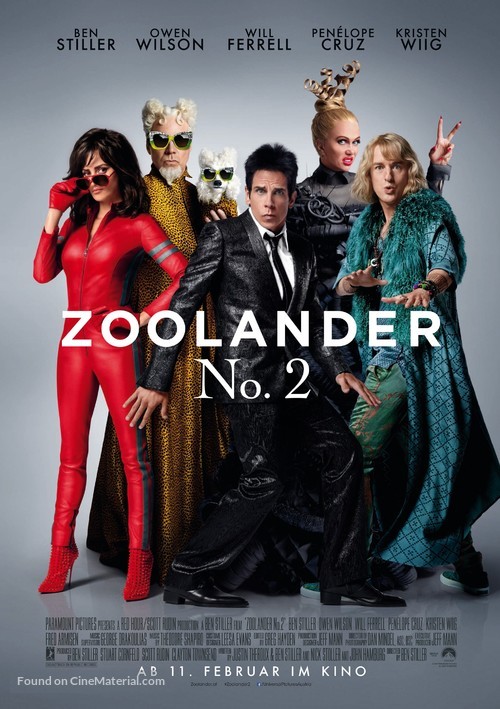 Zoolander 2 - Austrian Movie Poster
