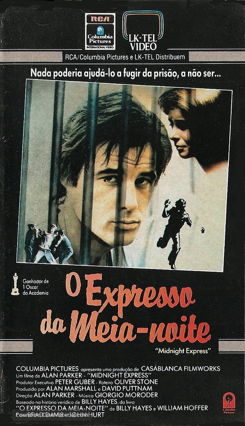 Midnight Express - Brazilian VHS movie cover
