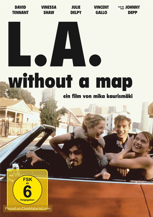 L.A. Without a Map - German DVD movie cover