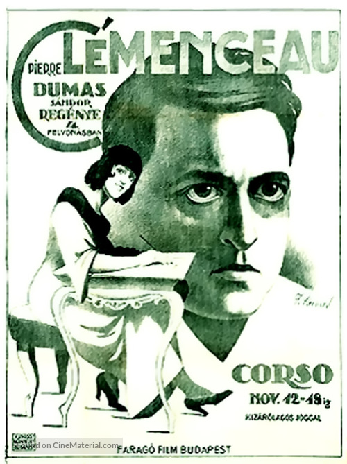 Processo Cl&eacute;menceau, Il - Hungarian Movie Poster