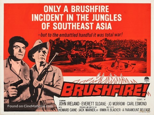 Brushfire - British Movie Poster