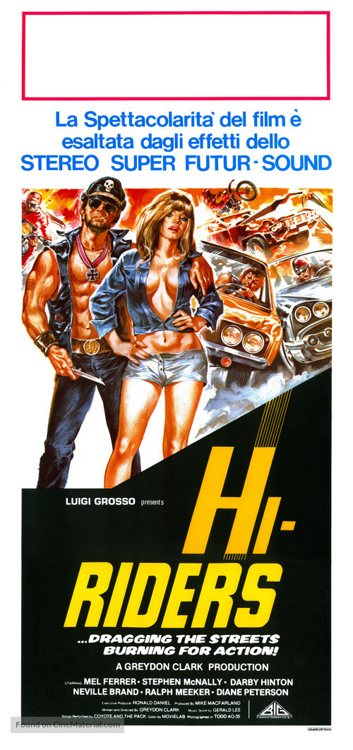 Hi-Riders - Italian Movie Poster