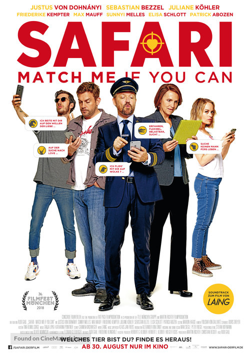 Safari: Match Me If You Can - German Movie Poster