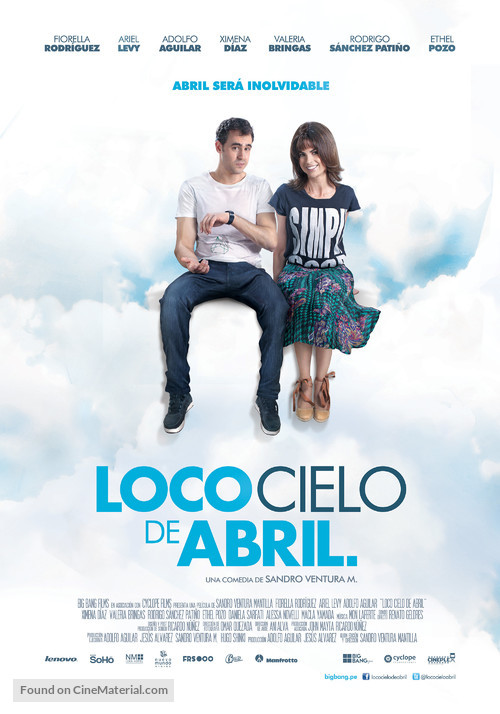 Loco cielo de Abril - Peruvian Movie Poster