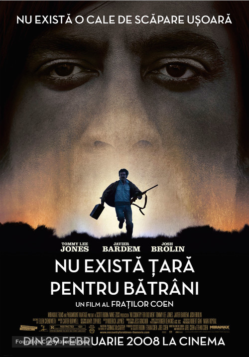 No Country for Old Men - Romanian Movie Poster