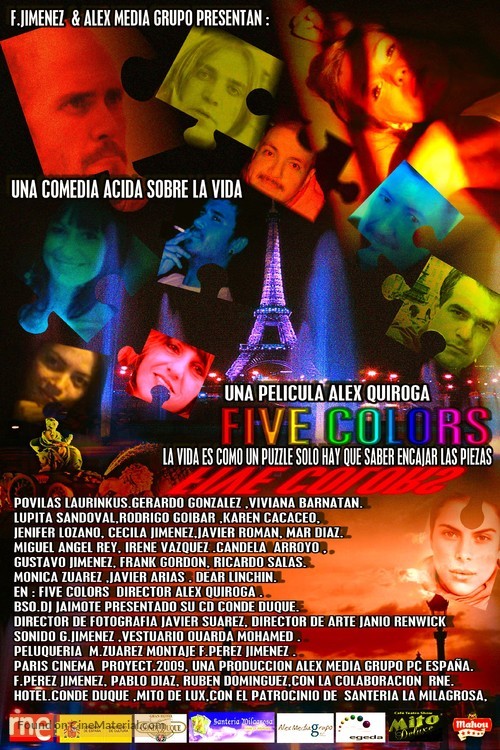 Five Colors - Spanish Movie Poster