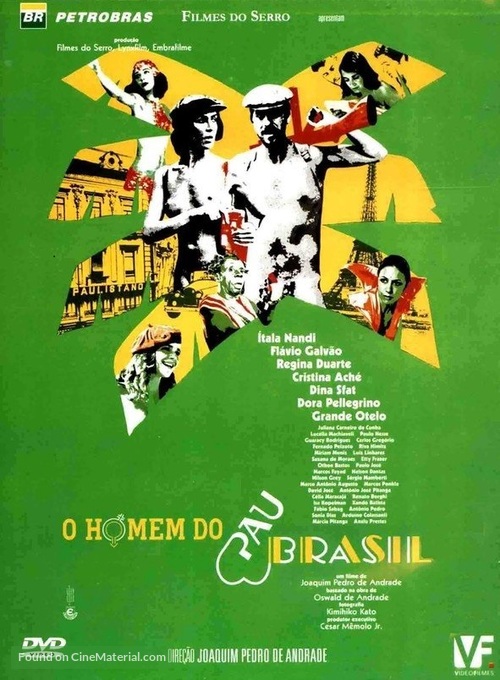 Homem do Pau-Brasil, O - Brazilian Movie Cover