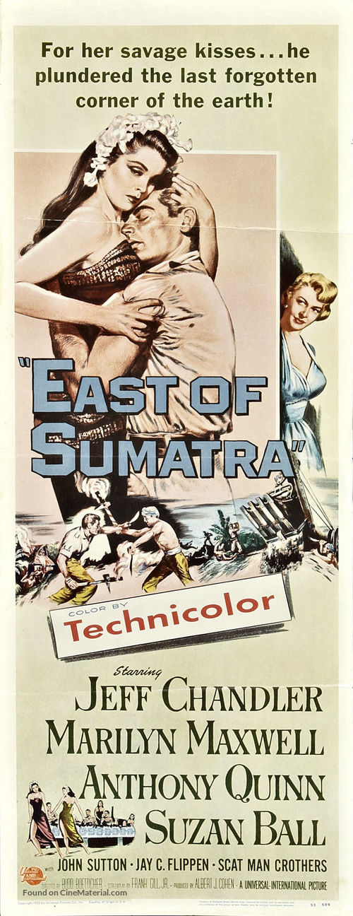 East of Sumatra - Movie Poster