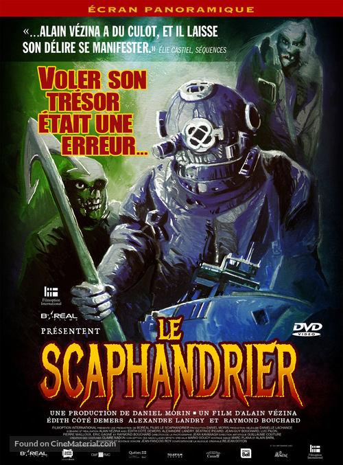 Le scaphandrier - Canadian Movie Cover