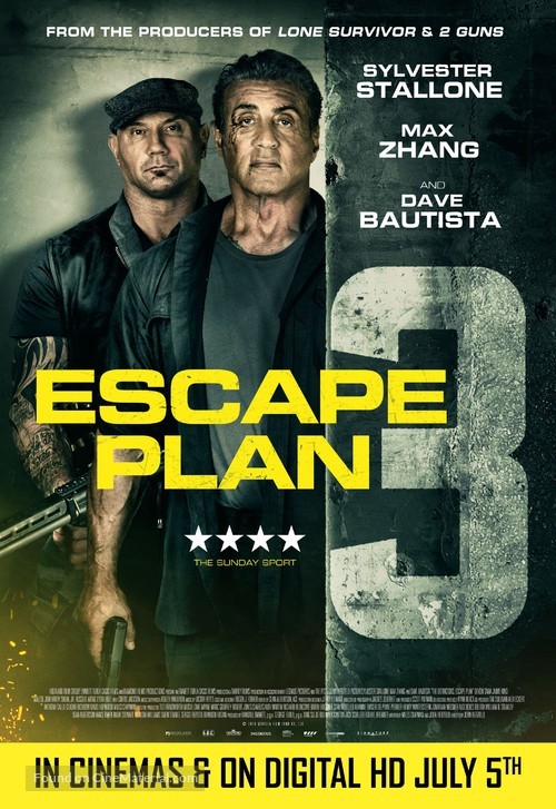 Escape Plan: The Extractors - British Movie Poster