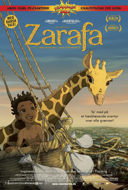 Zarafa - Danish Movie Poster