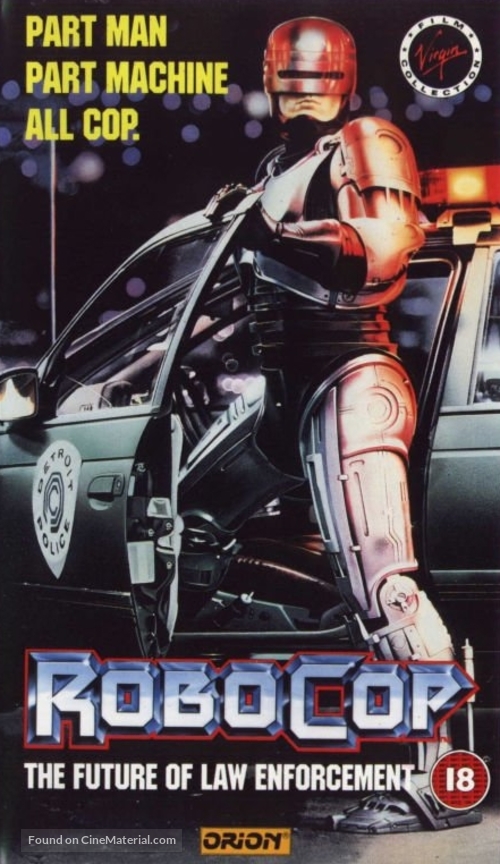 RoboCop - British VHS movie cover