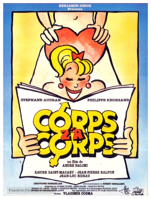 Corps z&#039;a corps - French Movie Poster