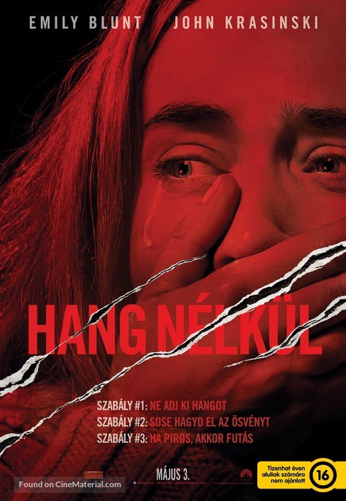 A Quiet Place - Hungarian Movie Poster