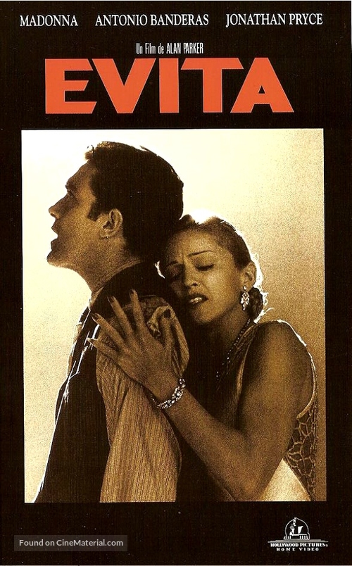 Evita - Argentinian VHS movie cover