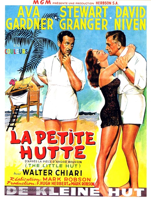 The Little Hut - Belgian Movie Poster