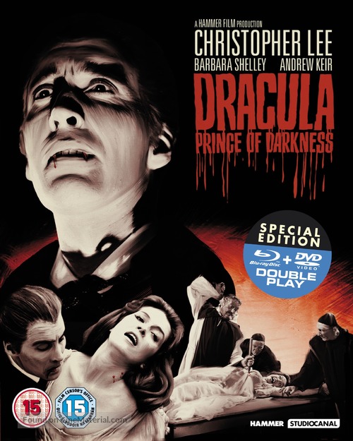 Dracula: Prince of Darkness - British Blu-Ray movie cover