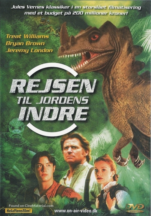 Journey to the Center of the Earth - Danish DVD movie cover
