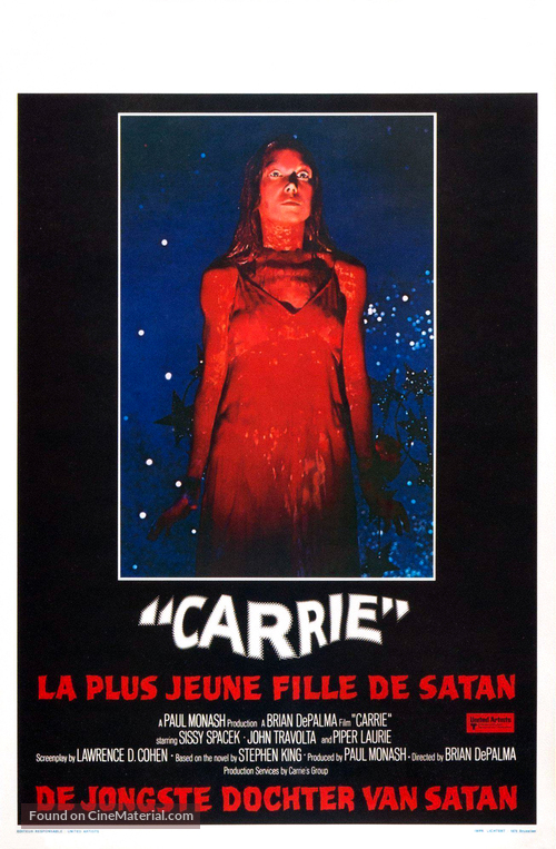 Carrie - Belgian Movie Poster