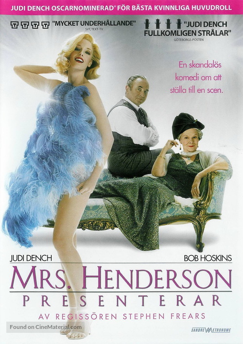 Mrs. Henderson Presents - Swedish Movie Cover