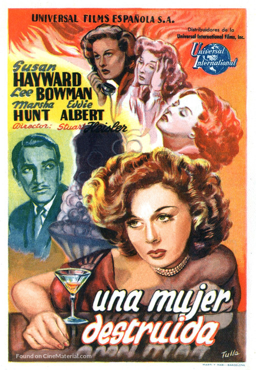 Smash-Up: The Story of a Woman - Spanish Movie Poster
