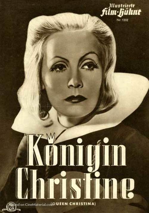 Queen Christina - German Movie Poster