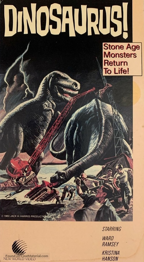 Dinosaurus! - VHS movie cover