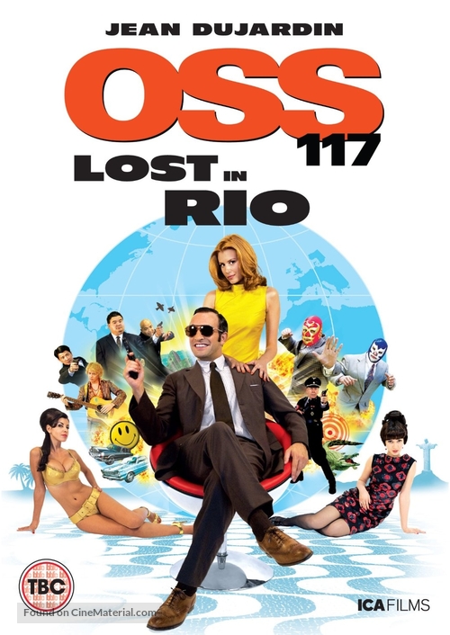 OSS 117: Rio ne repond plus - British DVD movie cover