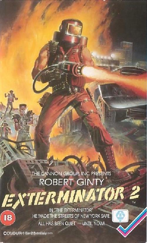 Exterminator 2 - British VHS movie cover