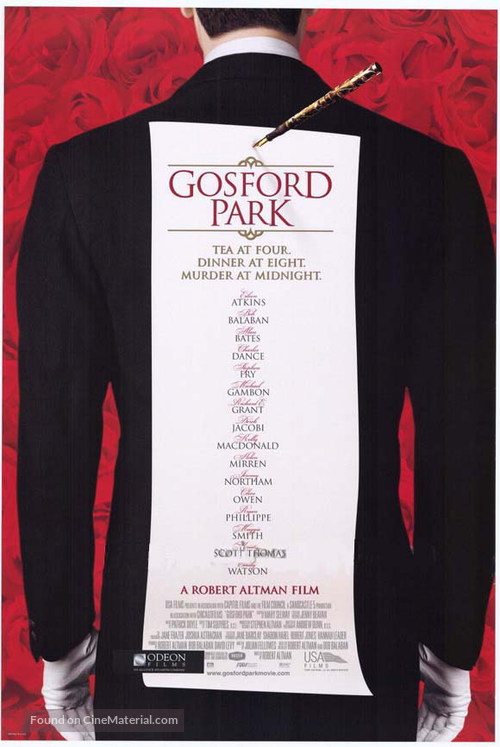 Gosford Park - Movie Poster