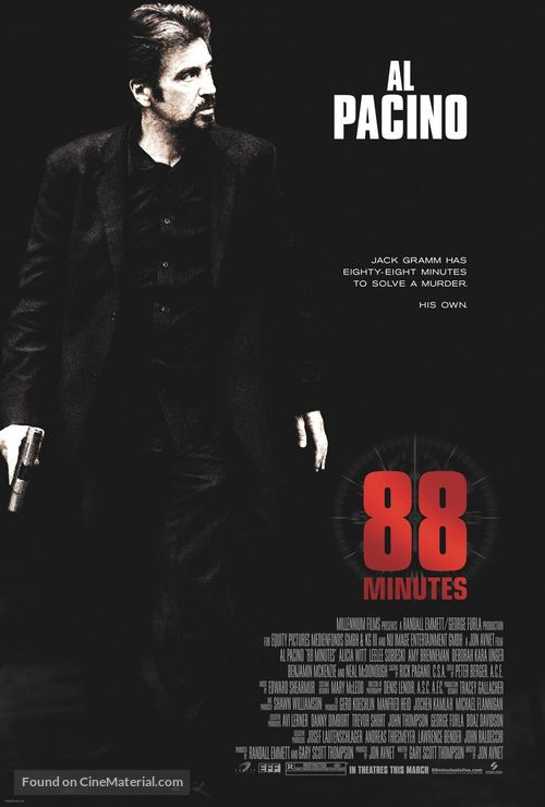 88 Minutes - Movie Poster