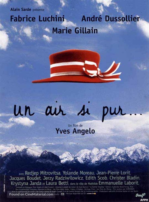 Un air si pur... - French Movie Poster
