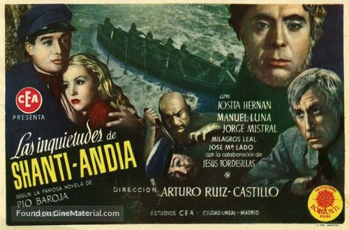 Las inquietudes de Shanti And&iacute;a - Spanish Movie Poster