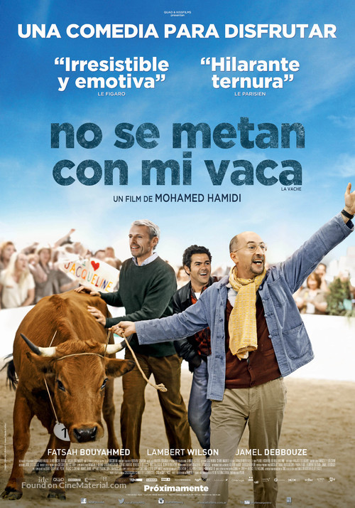 La vache - Argentinian Movie Poster