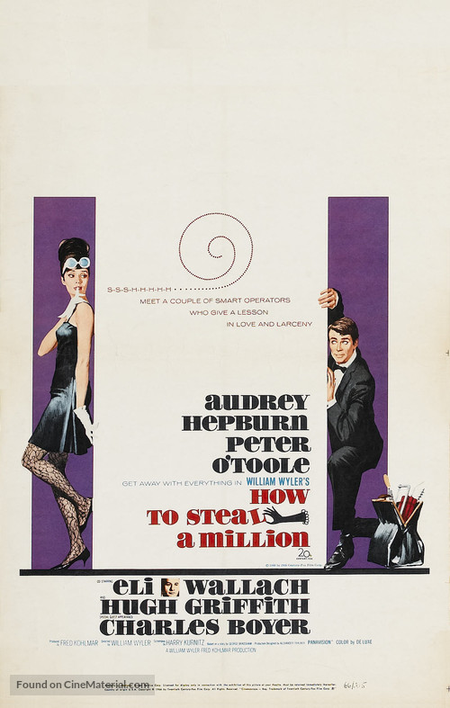 How to Steal a Million - Theatrical movie poster