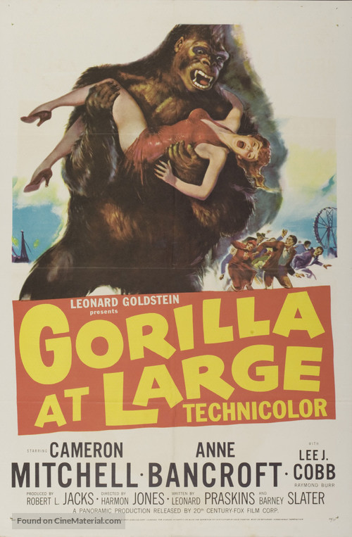 Gorilla at Large - Movie Poster