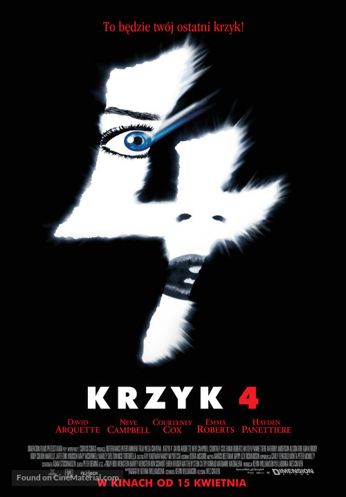 Scream 4 - Polish Movie Poster