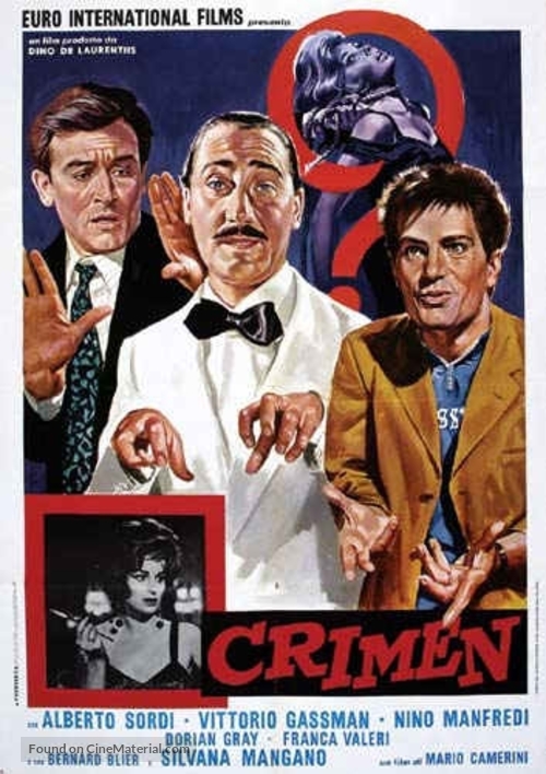 Crimen - Italian Movie Poster