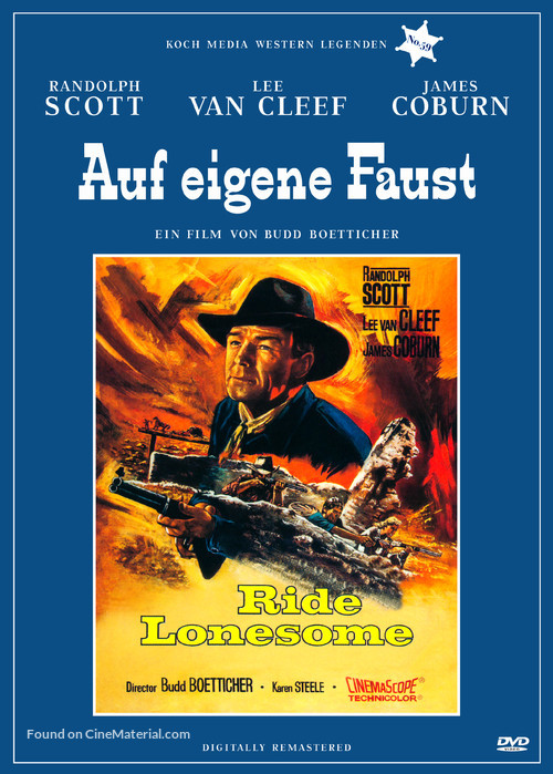 Ride Lonesome - German Movie Cover