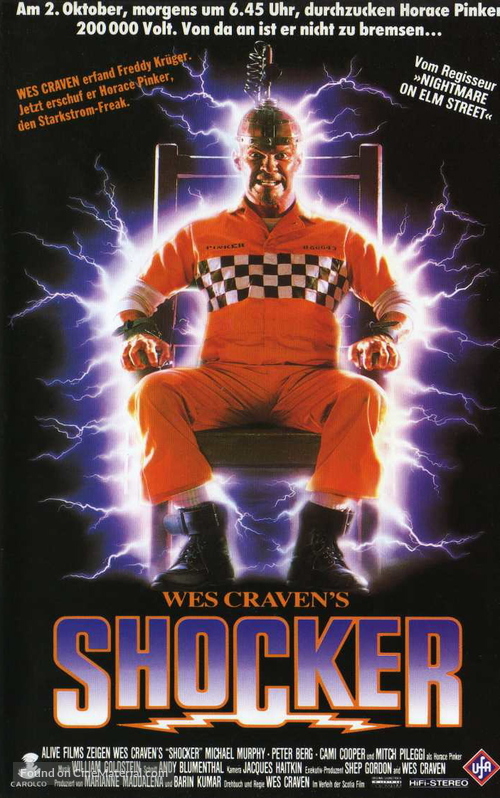 Shocker - German VHS movie cover