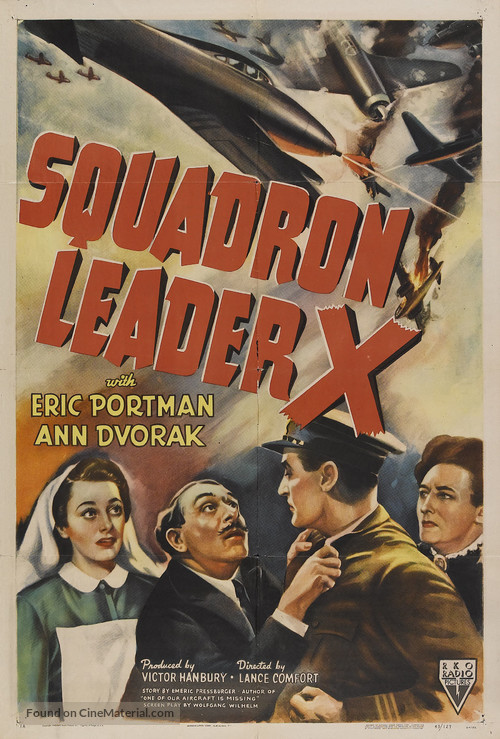 Squadron Leader X - Movie Poster