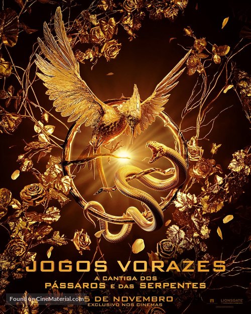 The Hunger Games: The Ballad of Songbirds &amp; Snakes - Brazilian Movie Poster