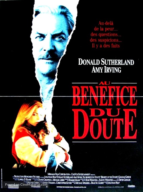 Benefit of the Doubt - French Movie Poster