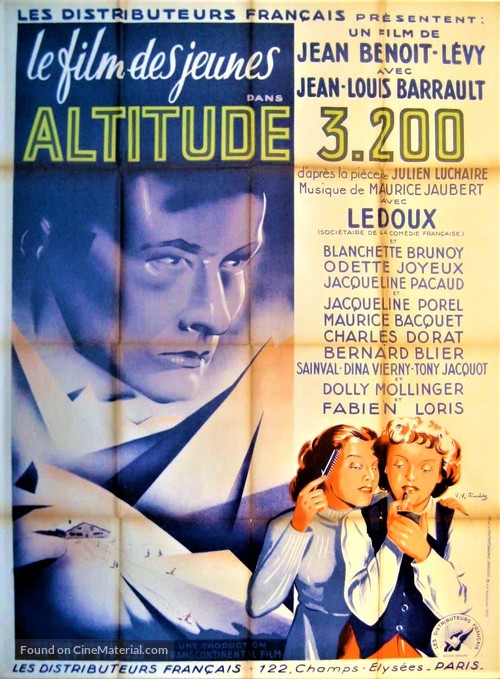 Altitude 3.200 - French Movie Poster